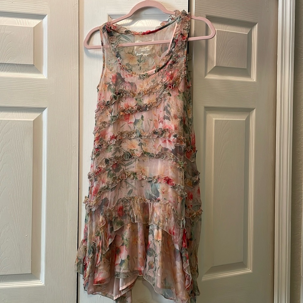Johnny Was gorgeous  silk dress, wore once.
